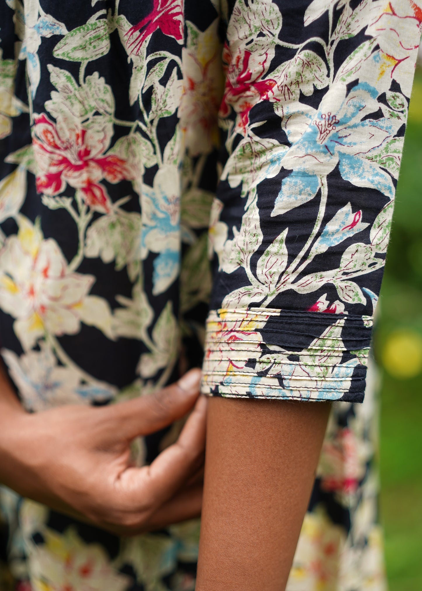 NANDIKA PRINTED STRAIGHT KURTA