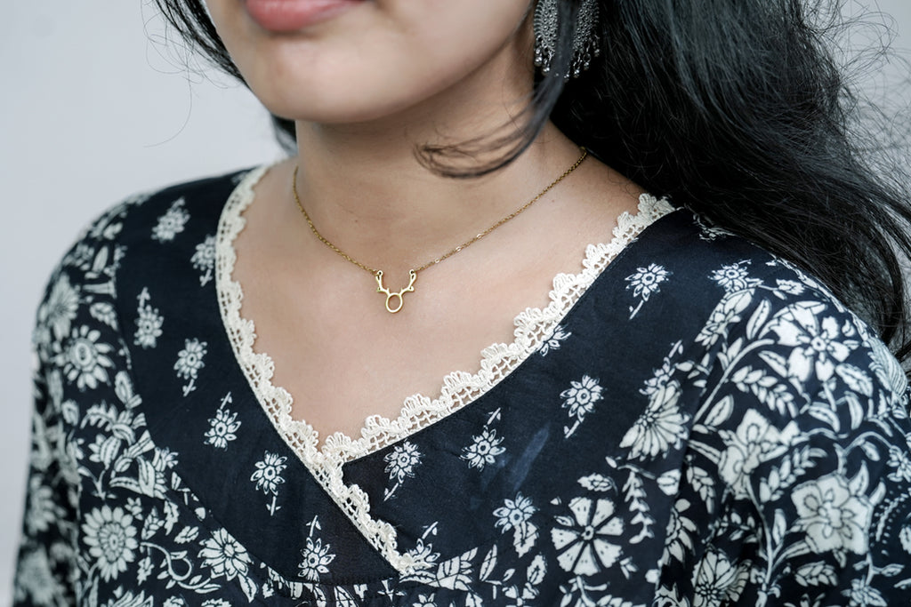 Suryakanthi Black & White printed kurta