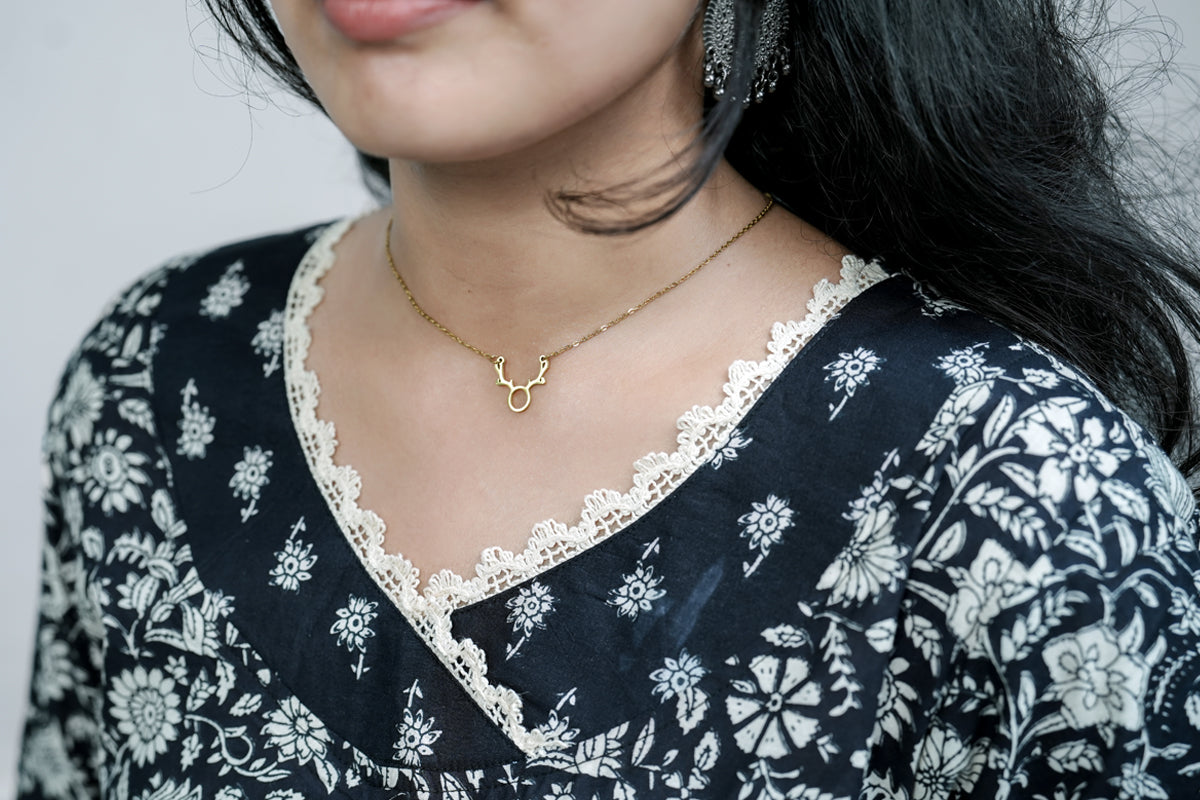 Suryakanthi Black & White printed kurta