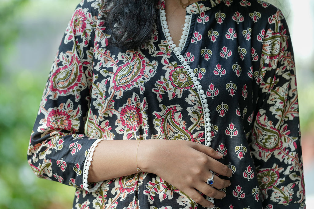 Dahlia Printed A line Kurta