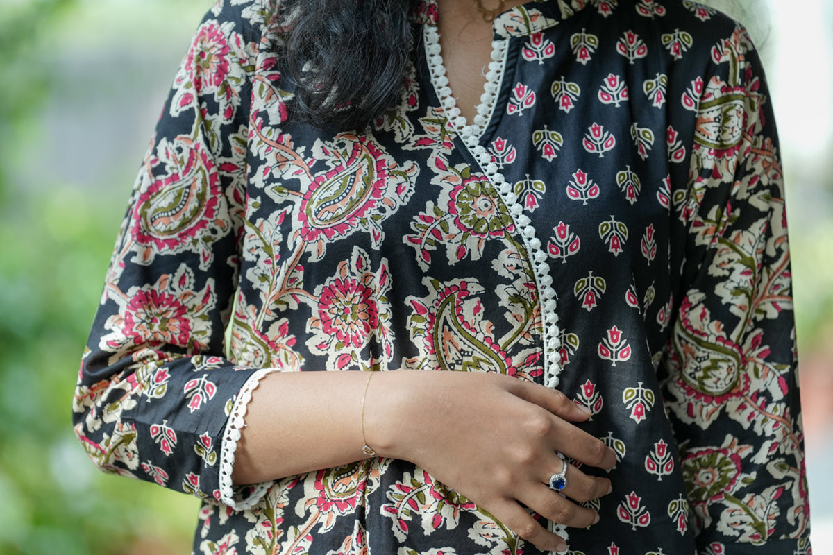 Dahlia Printed A line Kurta