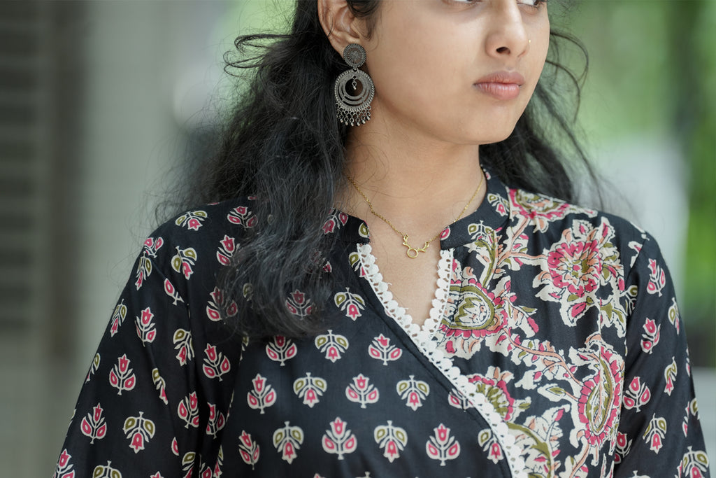 Dahlia Printed A line  Kurta