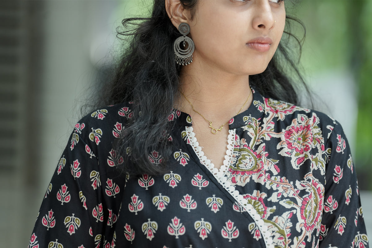 Dahlia Printed A line  Kurta