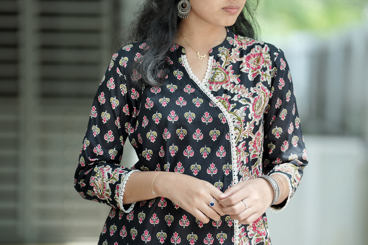 Dahlia Printed A line  Kurta