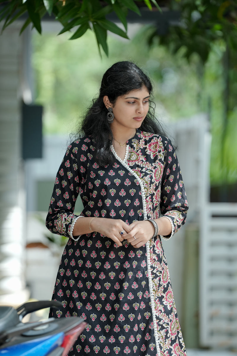 Dahlia Printed A line  Kurta