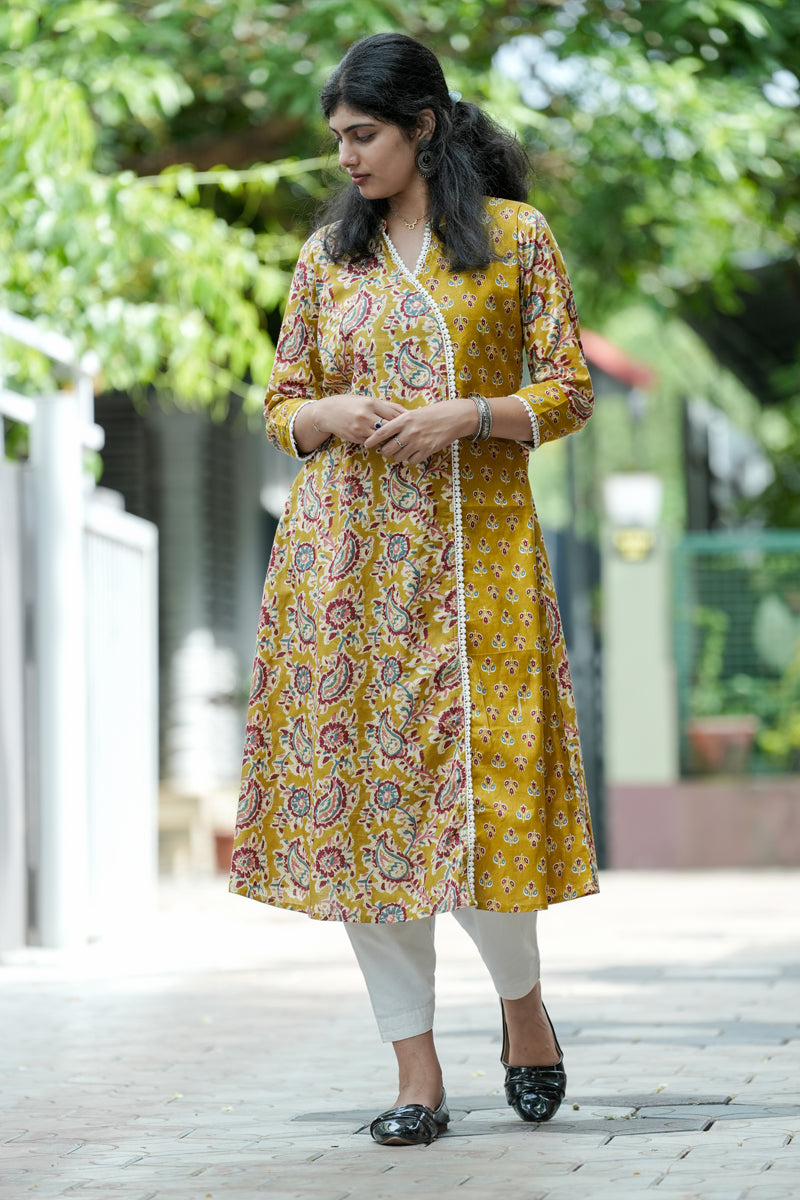 Dahlia Printed A line Kurta