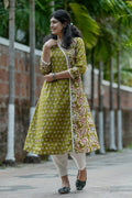 Dahlia Printed A line Kurta