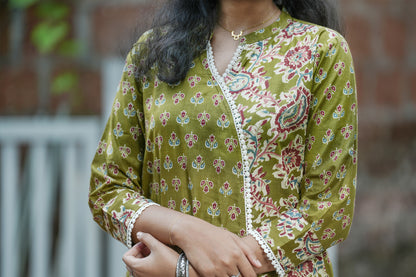Dahlia Printed A line Kurta