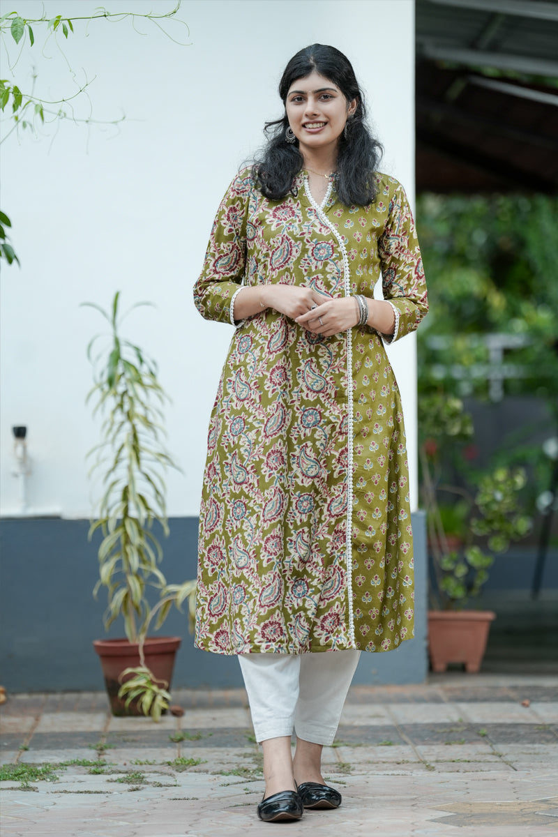 Dahlia Printed A line Kurta