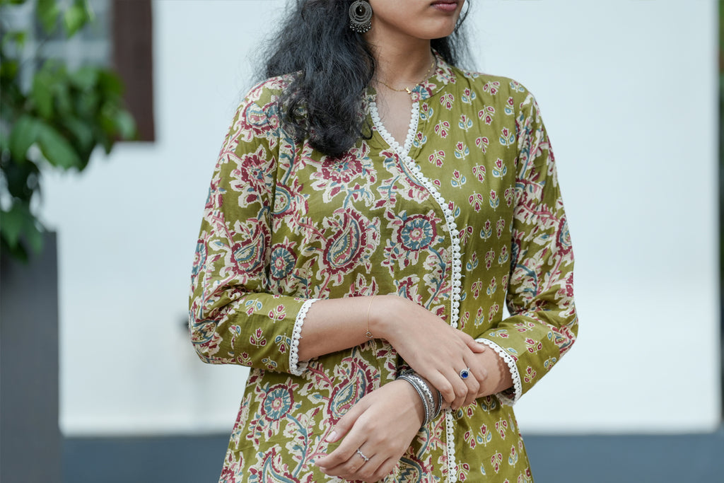 Dahlia Printed A line Kurta