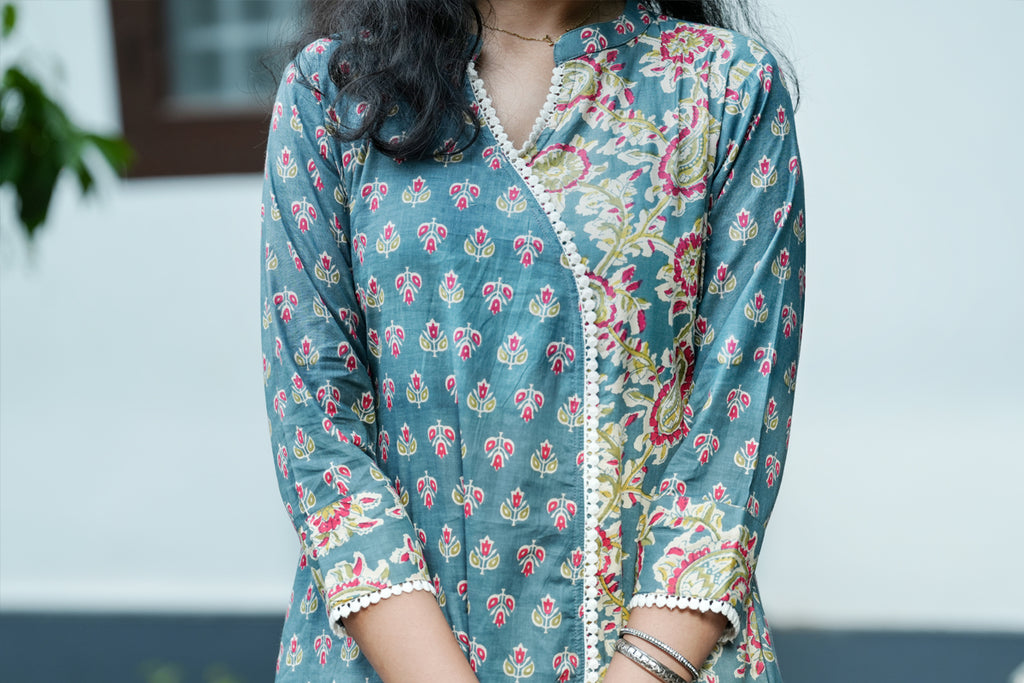 Dahlia Printed A line Kurta