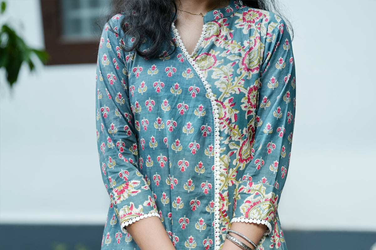 Dahlia Printed A line Kurta