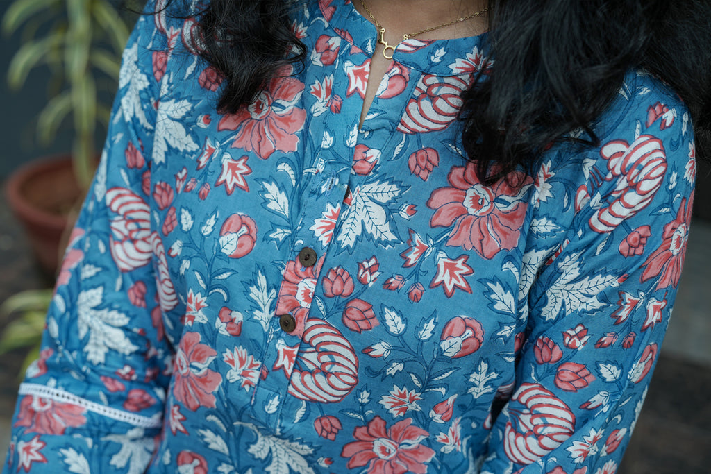 Roselle Printed Kurta