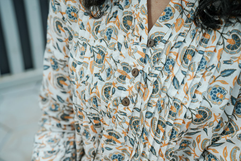 Flora A LINE Orange Kurta