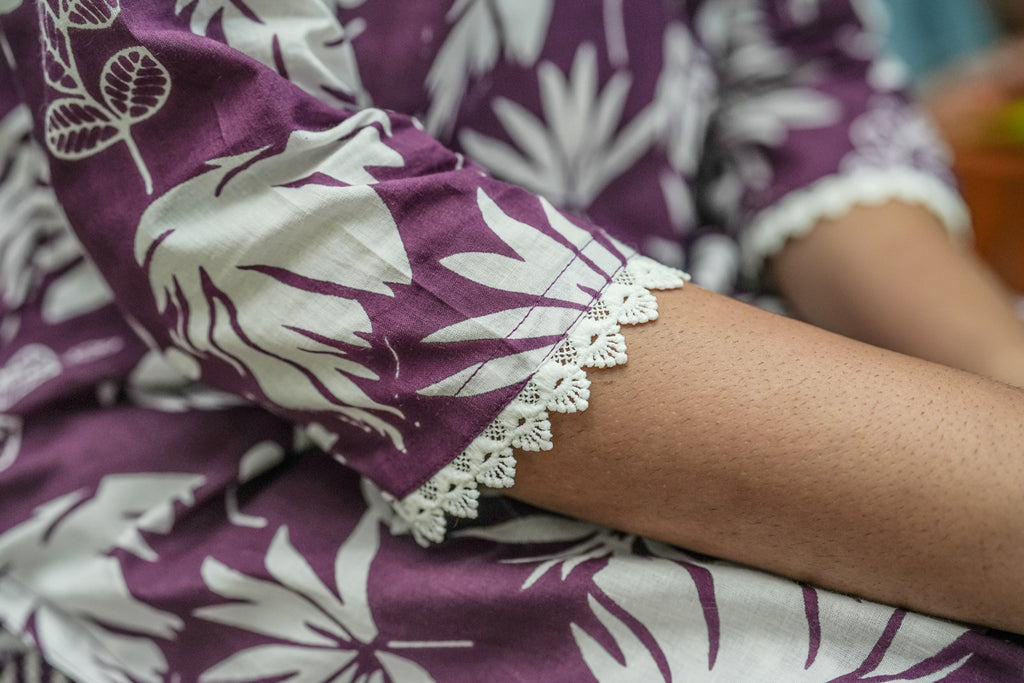 Aloha Printed Floral  Straight Kurta with Bottom