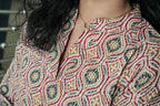 Kantha printed  Straight Kurta