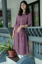 Himavari Printed A Line Kurta