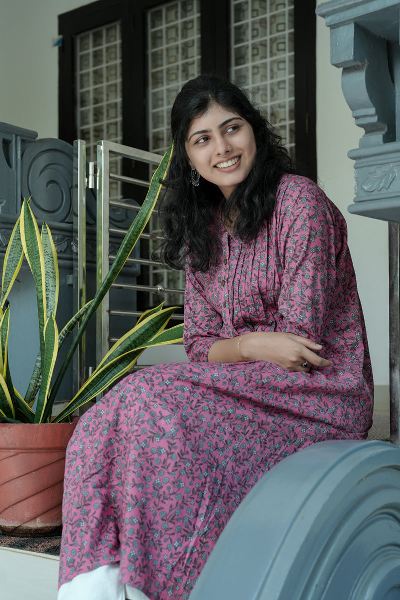Himavari Printed A Line Kurta