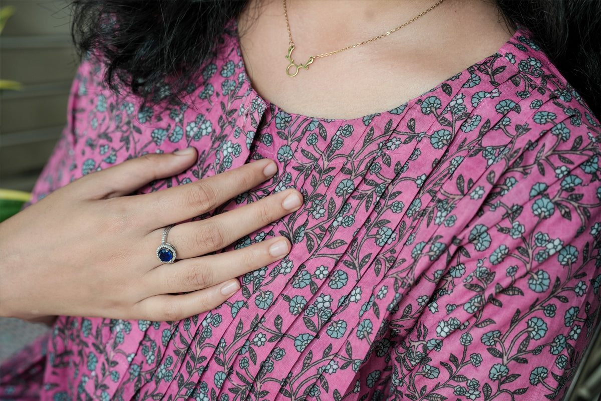 Himavari Printed A Line Kurta