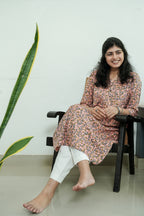 Himavari Printed A Line Kurta