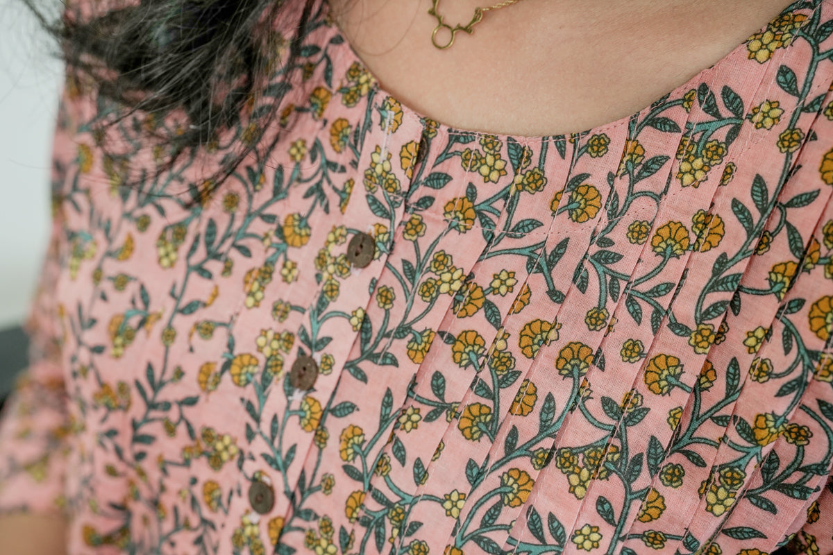 Himavari Printed A Line Kurta