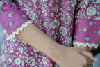 Suryakanthi Hot Pink Printed Kurta