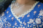 Suryakanthi D Blue Printed Kurta