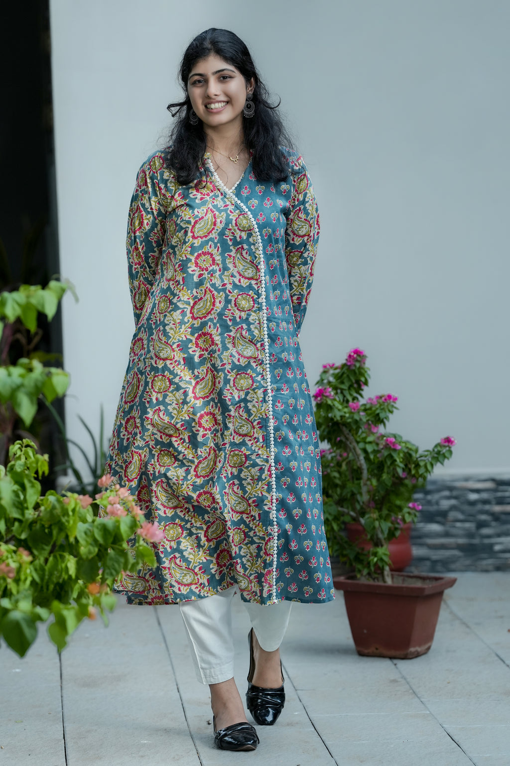 Dahlia Printed A line Kurta
