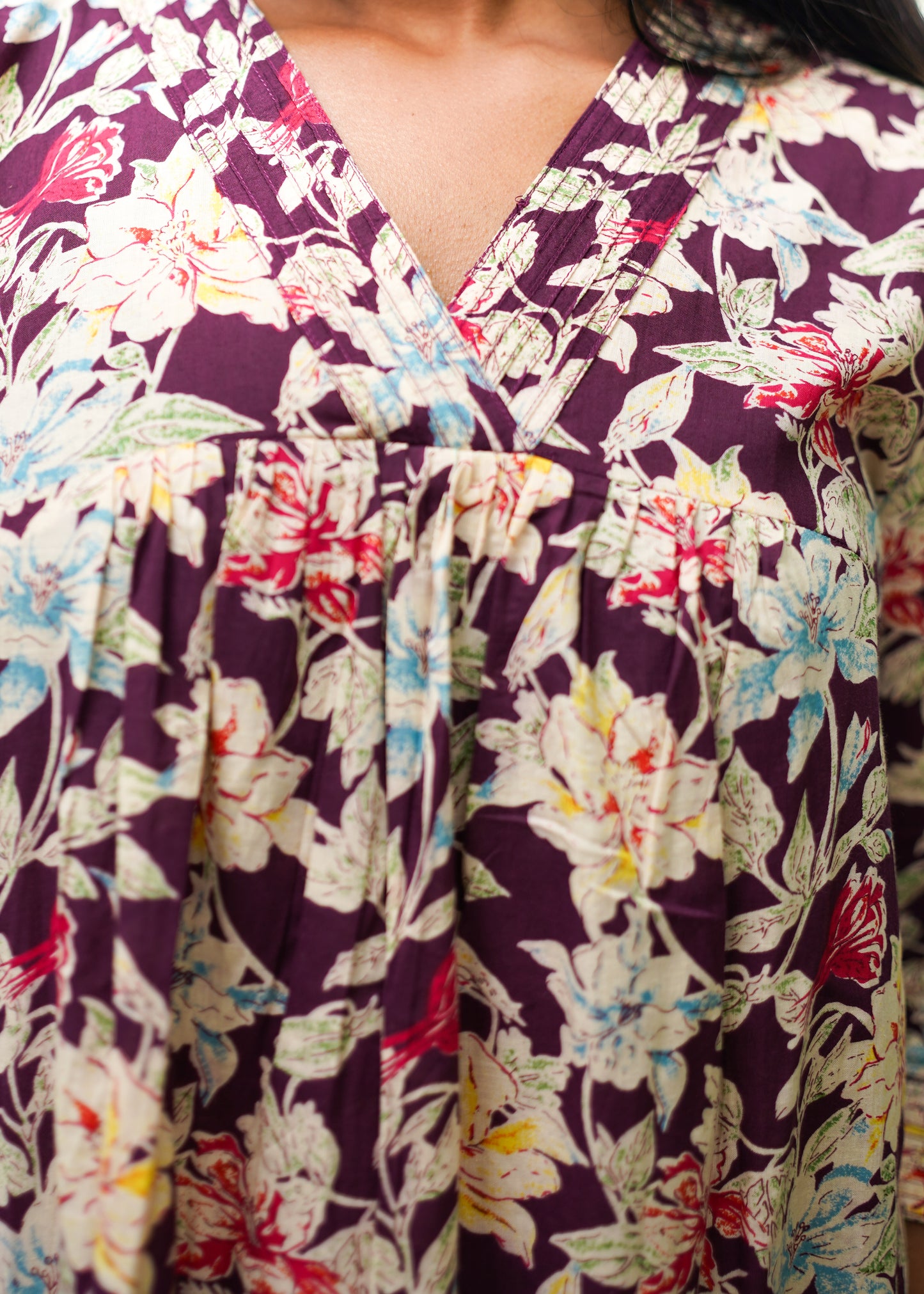 NANDIKA  PRINTED  STRAIGHT KURTA