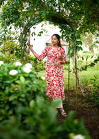 NANDIKA  PRINTED  STRAIGHT KURTA