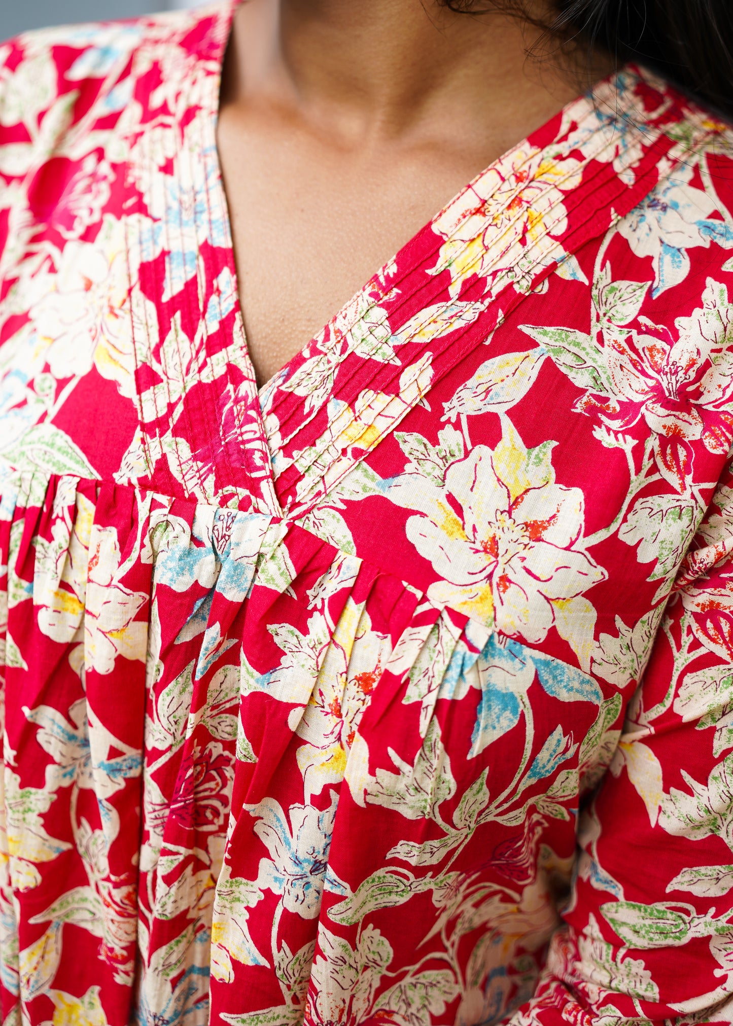 NANDIKA  PRINTED  STRAIGHT KURTA