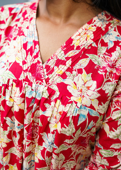 NANDIKA  PRINTED  STRAIGHT KURTA