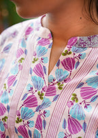 ANAMIKA  PRINTED  STRAIGHT KURTA WITH BOTTOM