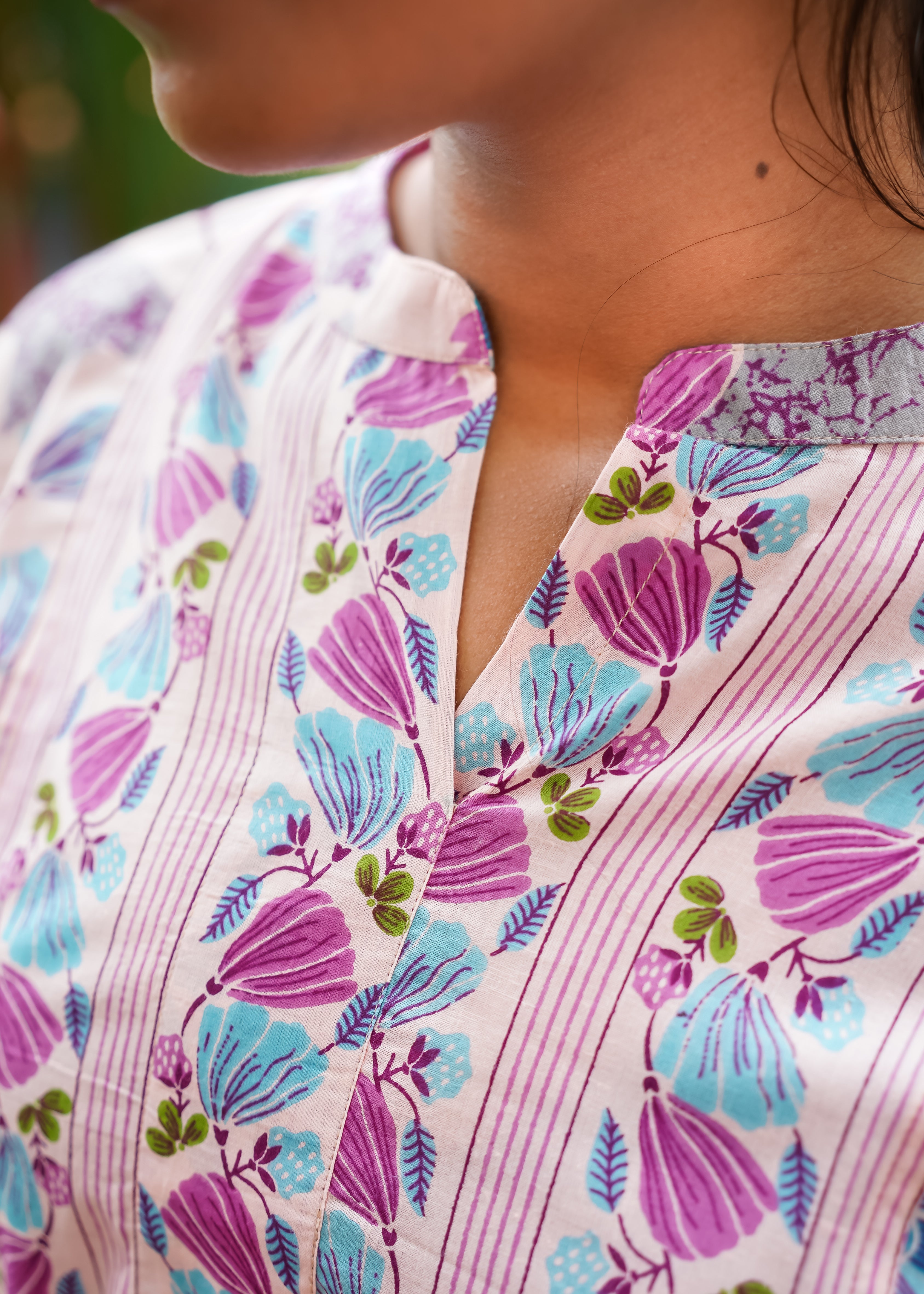 ANAMIKA  PRINTED  STRAIGHT KURTA WITH BOTTOM