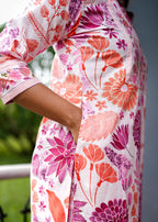 ANAMIKA  PRINTED  STRAIGHT KURTA WITH BOTTOM