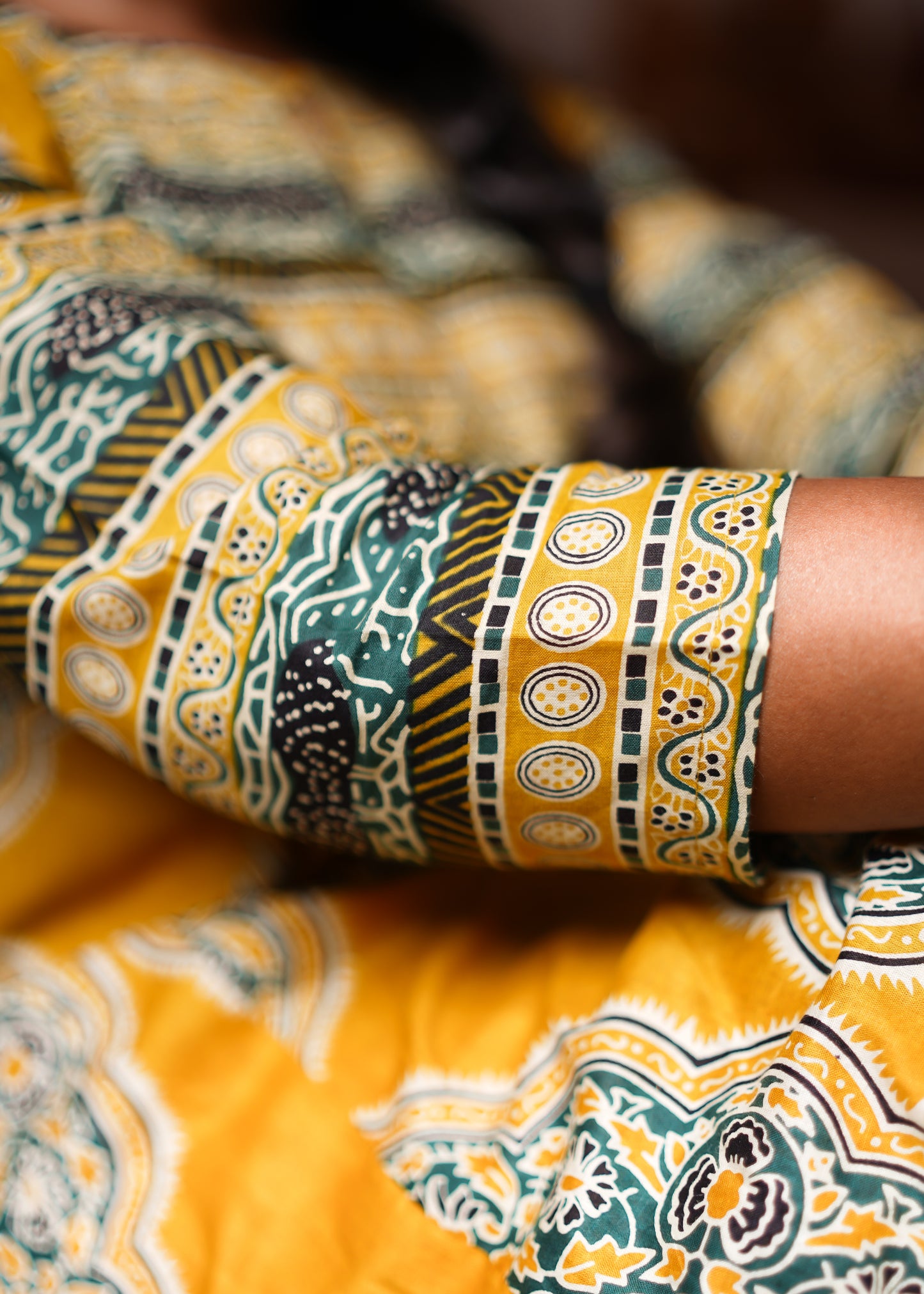 ANVIKA PRINTED A -LINE KURTA WITH BOTTOM