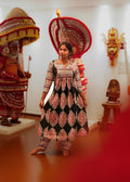 ANVIKA PRINTED A -LINE KURTA WITH BOTTOM