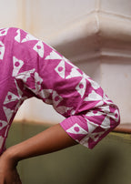 SARIKA PRINTED A -LINE KURTA