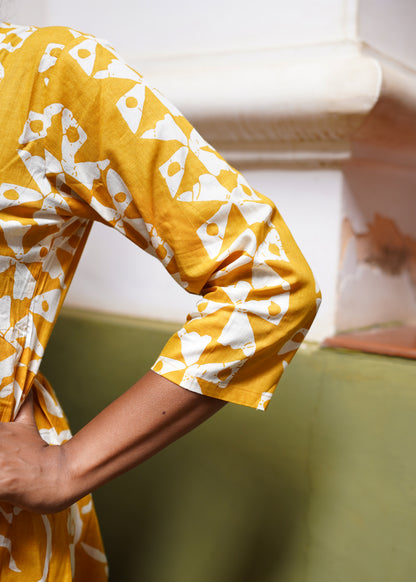 SARIKA PRINTED A -LINE KURTA