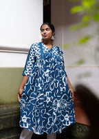 SARIKA PRINTED A -LINE KURTA