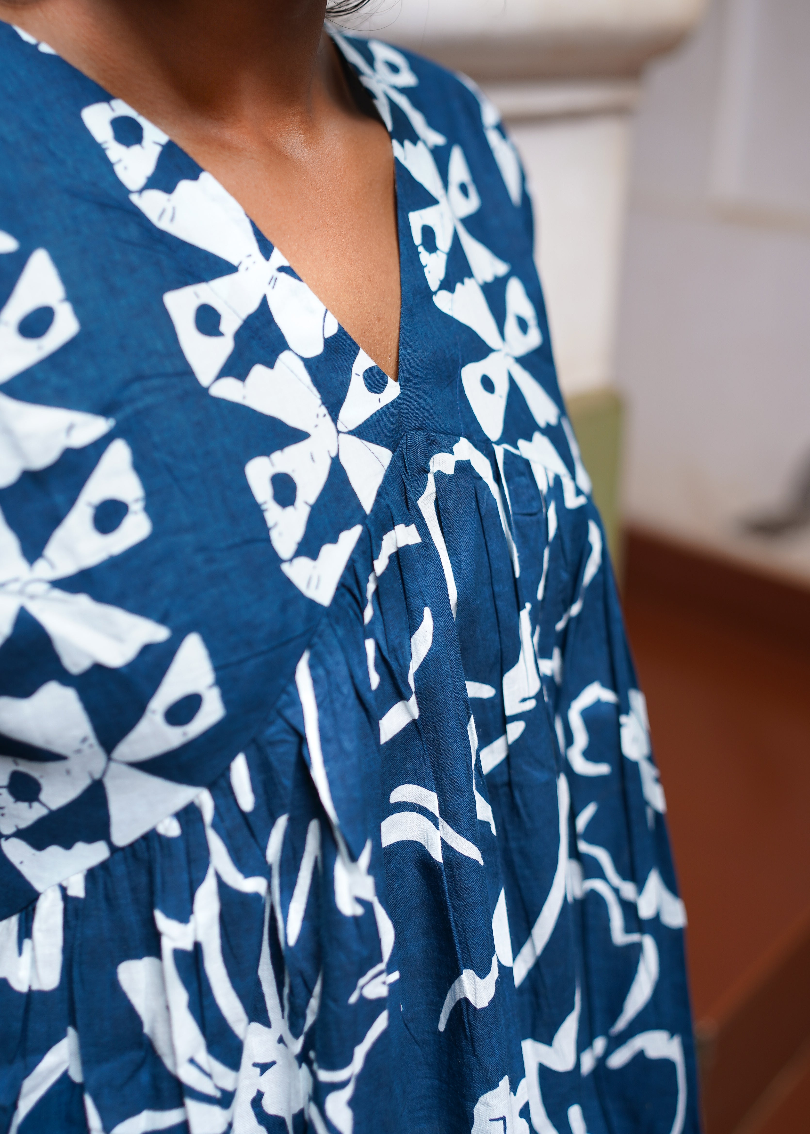 SARIKA PRINTED A -LINE KURTA