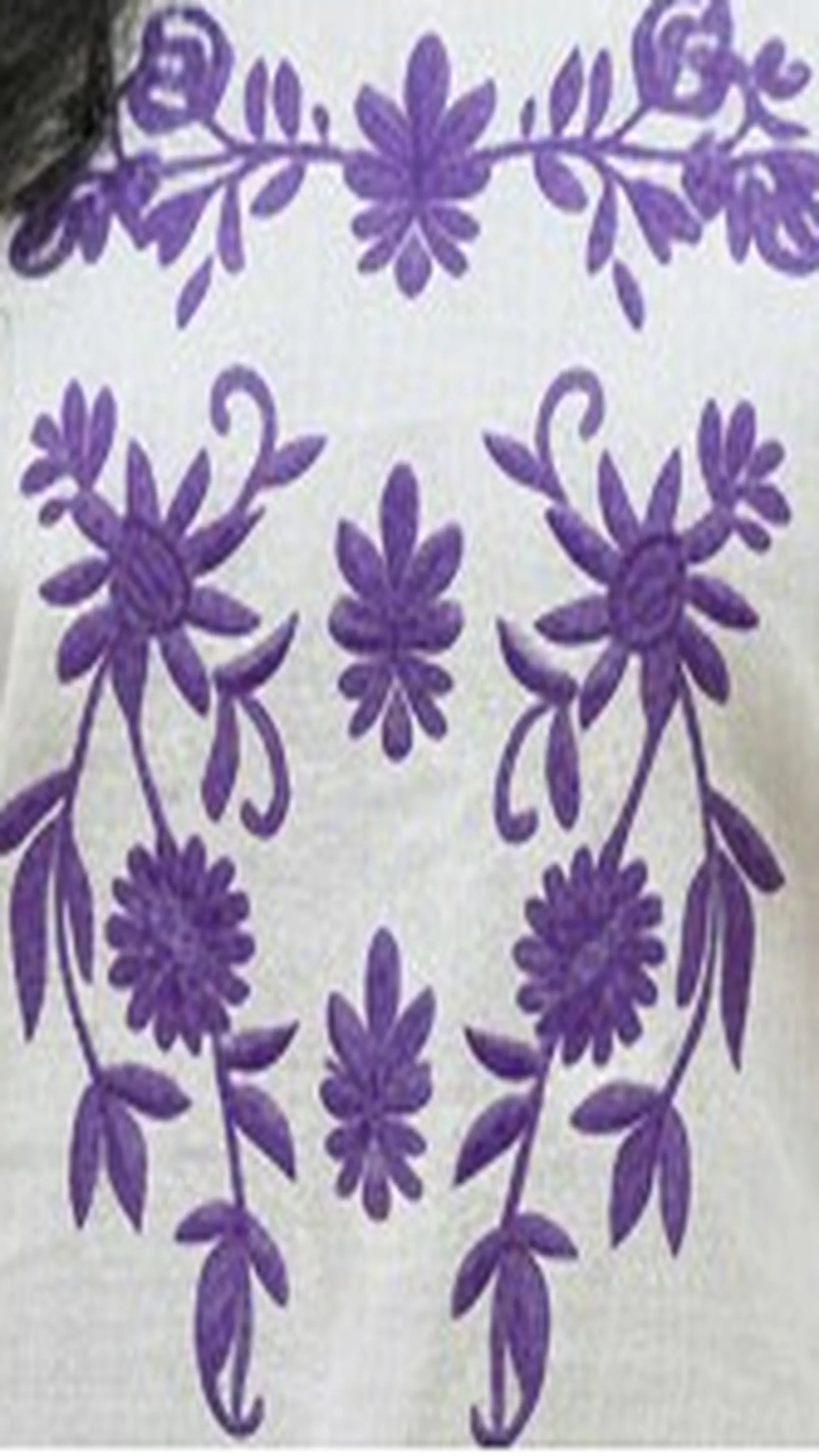 Canoline Daisy - Pure White Slub Cotton Embroidered Kurta